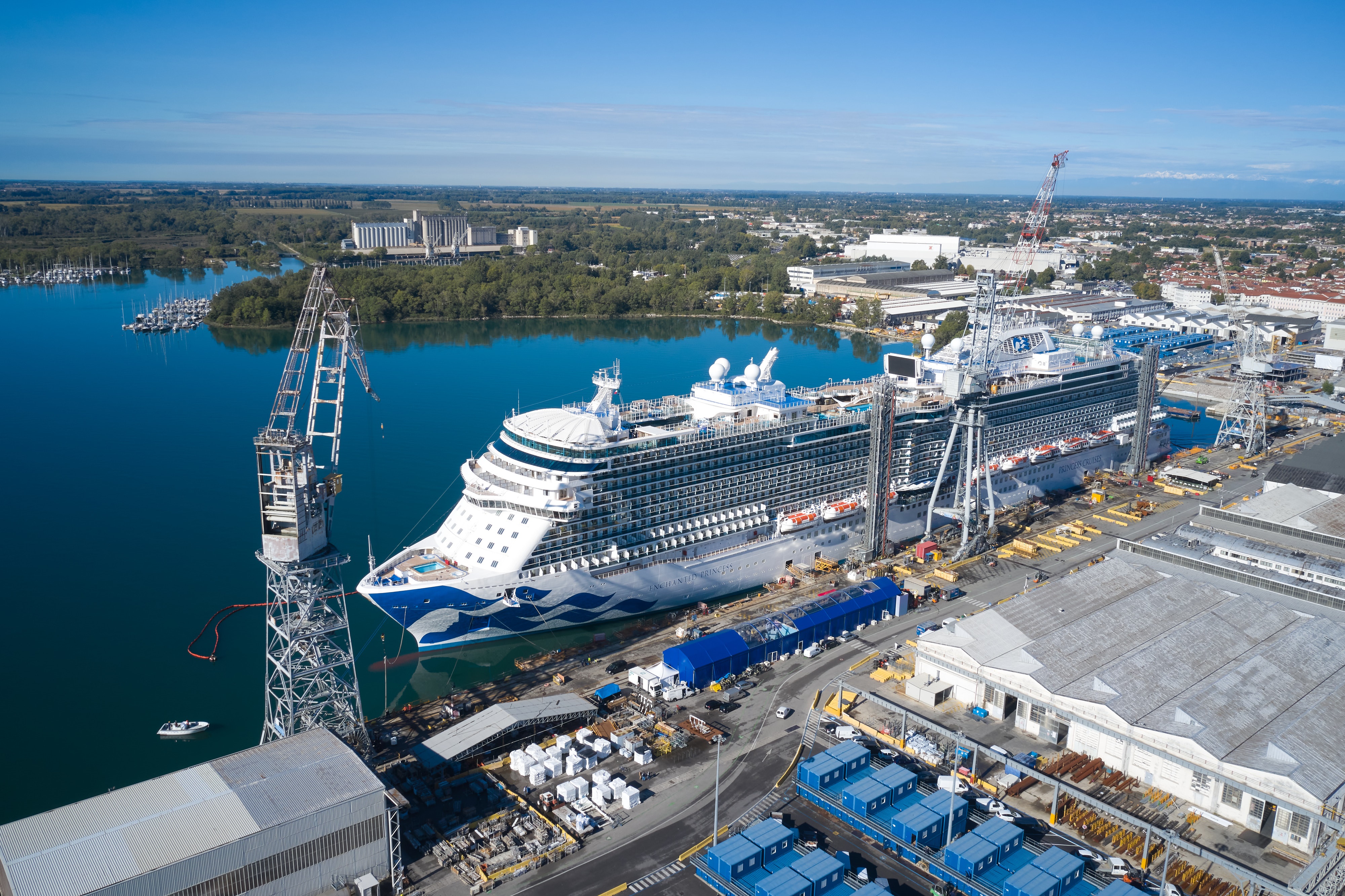 Fincantieri: consegnata "Enchanted Princess" a Monfalcone (Gorizia) il 30 settembre 2020