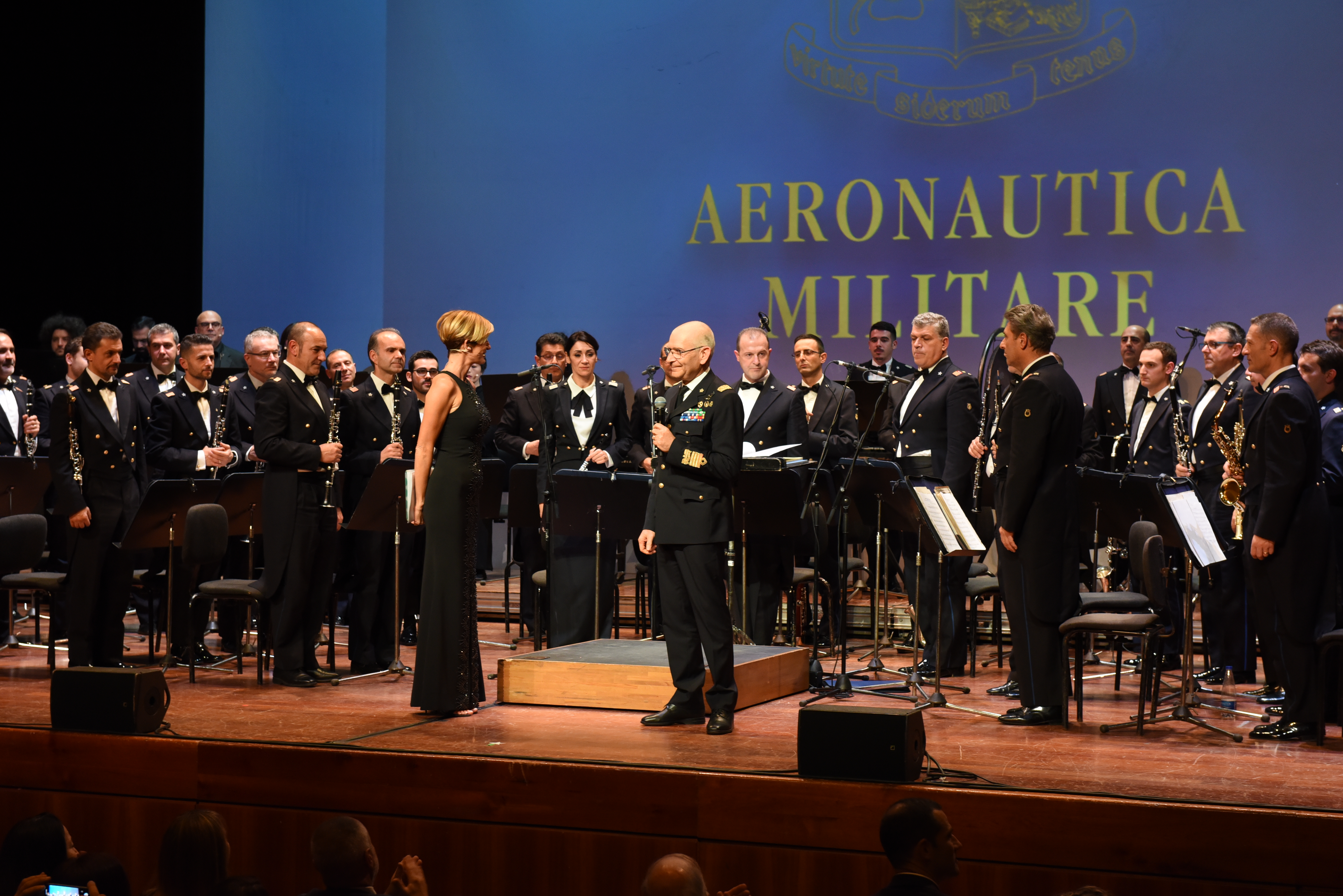 Il capo di Stato Maggiore AMI, generale di Squadra Aerea Alberto Rosso, all'evento del 10 dicembre 2019 a Roma per presentazione calendario 2020 ed iniziative
