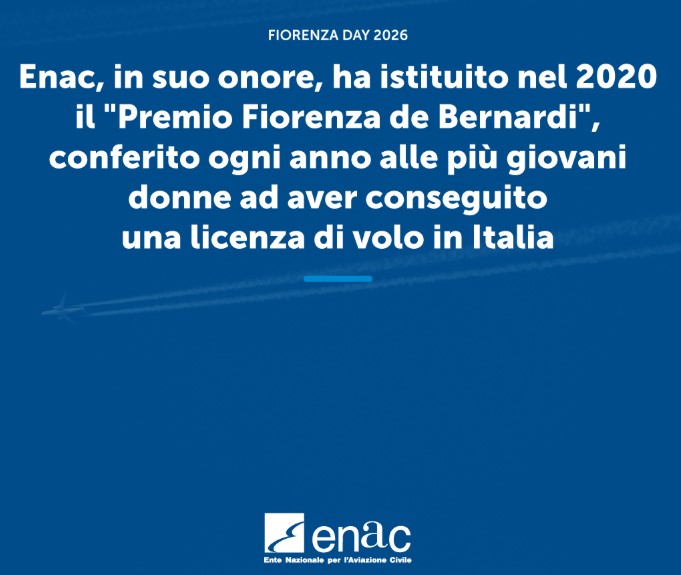 Roma, 23 maggio 2026. “Fiorenza Day”, la prima Giornata nazionale dedicata alla promozione del volo al femminile