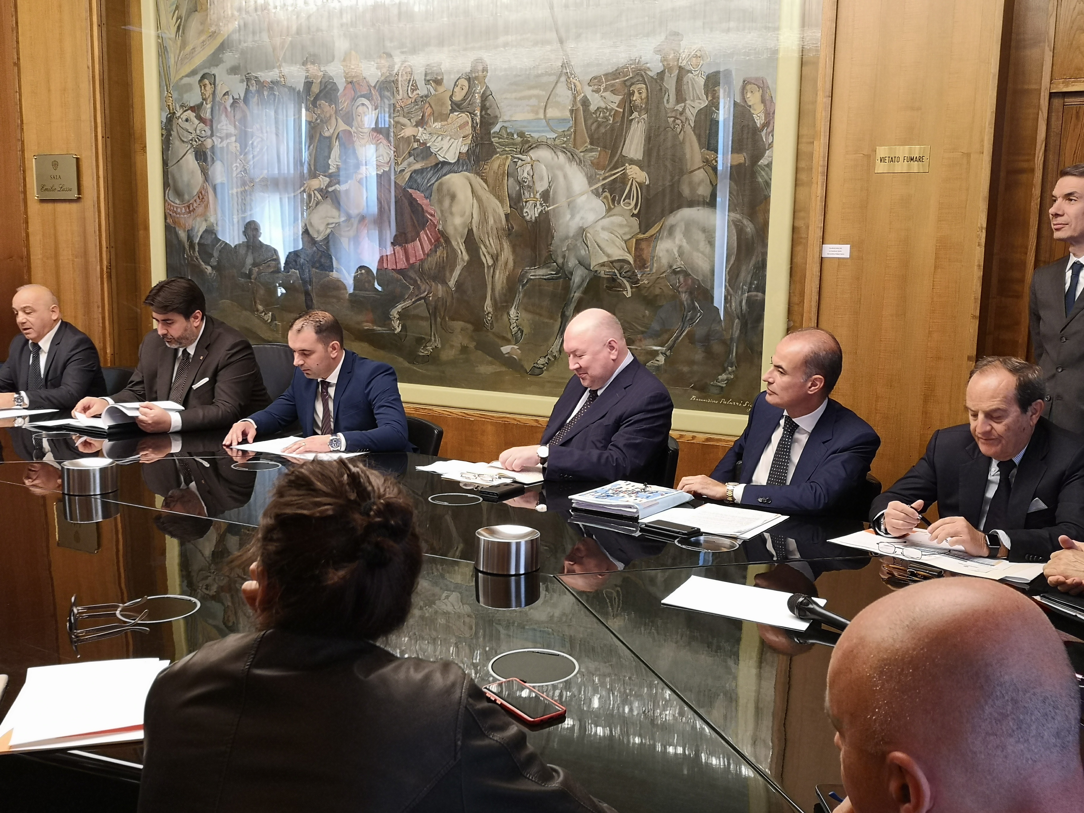 Villa Devoto (Cagliari) conferenza-stampa di presentazione di Connect’19 (5-7 giugno 2019 a Cagliari) avvenuta il 29 maggio 2019