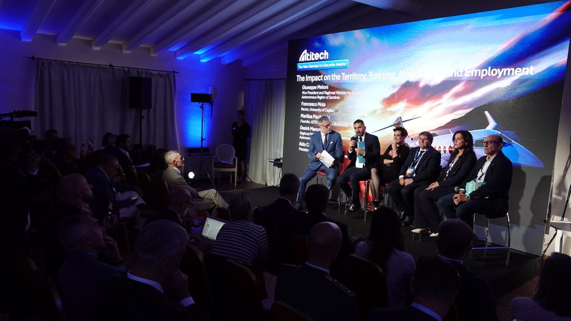 Arzachena, 3 ottobre 2025. Presentato il nuovo hub Atitech di Olbia per la manutenzione di aerei business