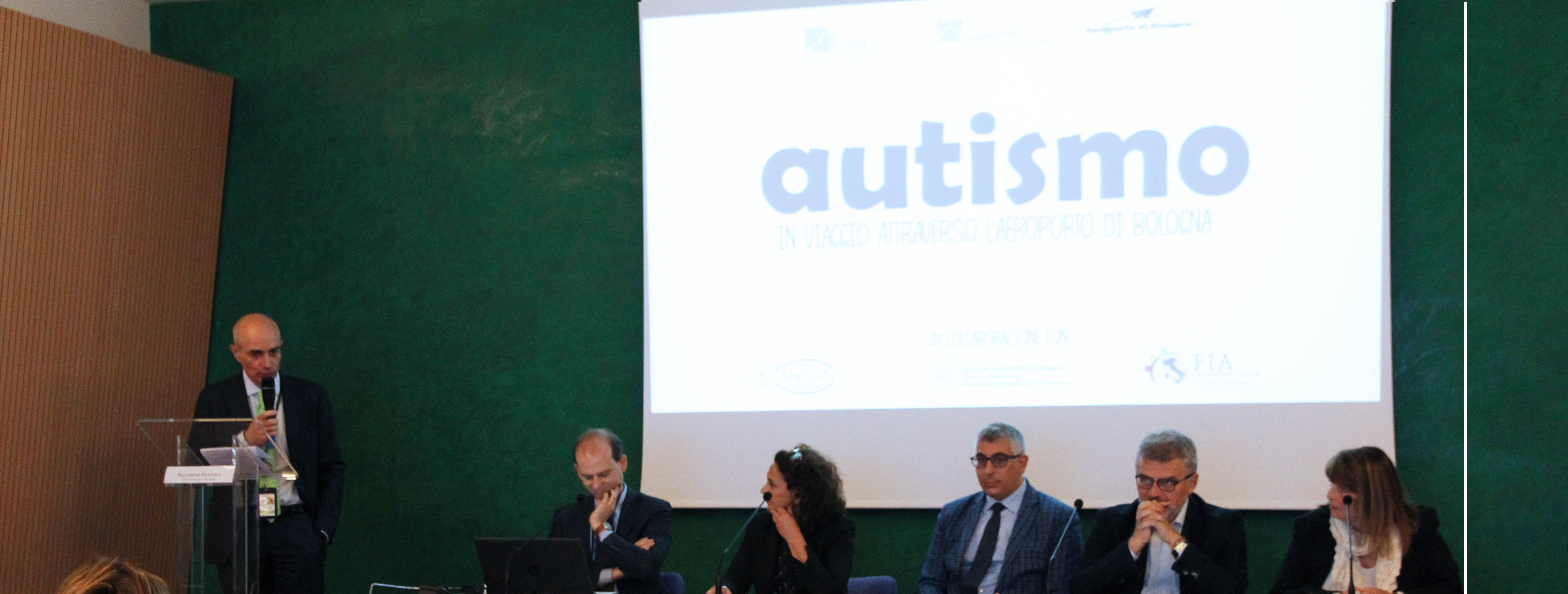 Aeroporto di Bologna aderisce al progetto Enac “Autismo, in viaggio attraverso l'aeroporto", conferenza-stampa di presentazione avvenuta l'8 maggio 2019 allo scalo "Marconi"