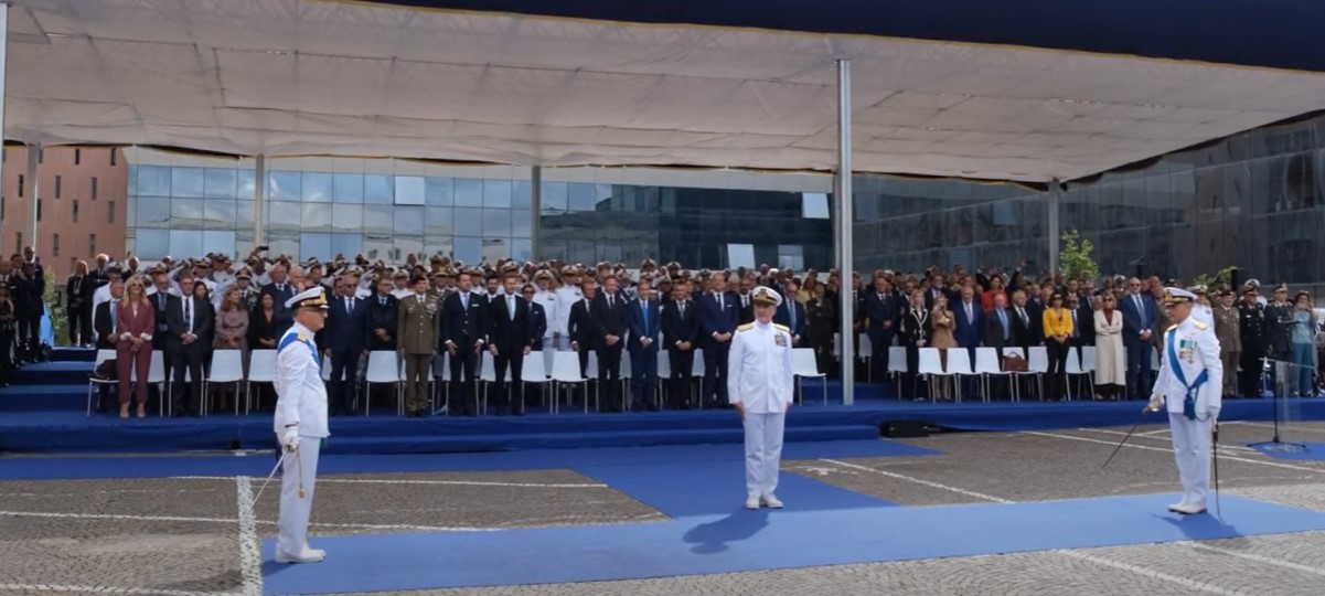 Roma, 23 settembre 2025. GC: cerimonia di avvicendamento nell’incarico di comandante generale tra l’ammiraglio Ispettore capo (CP) Nicola Carlone e l’ammiraglio Ispettore capo (CP) pilota Sergio Liardo