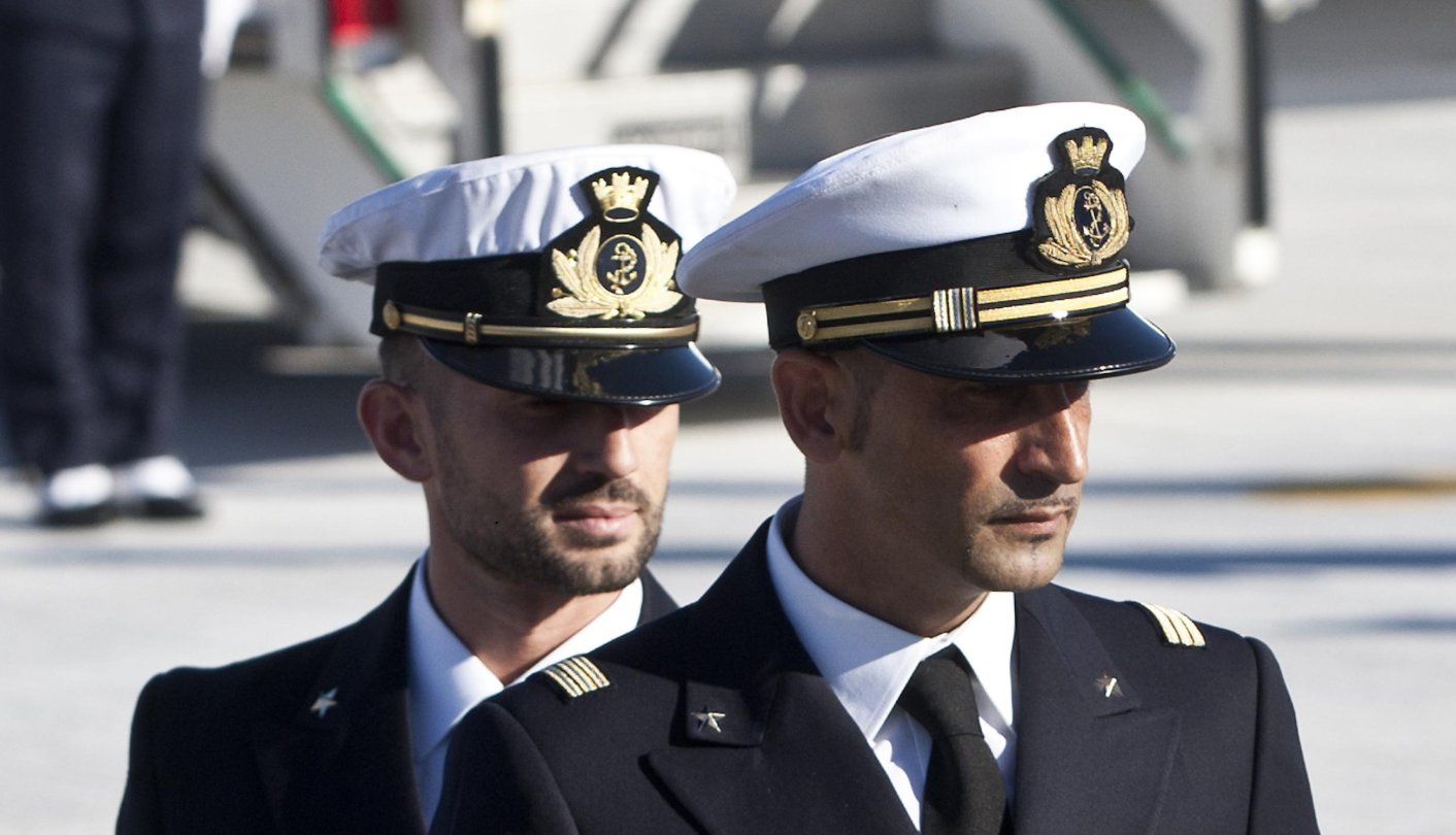 I fucilieri della Brigata "San Marco" MMI, Salvatore Girone e Massimiliano Latorre