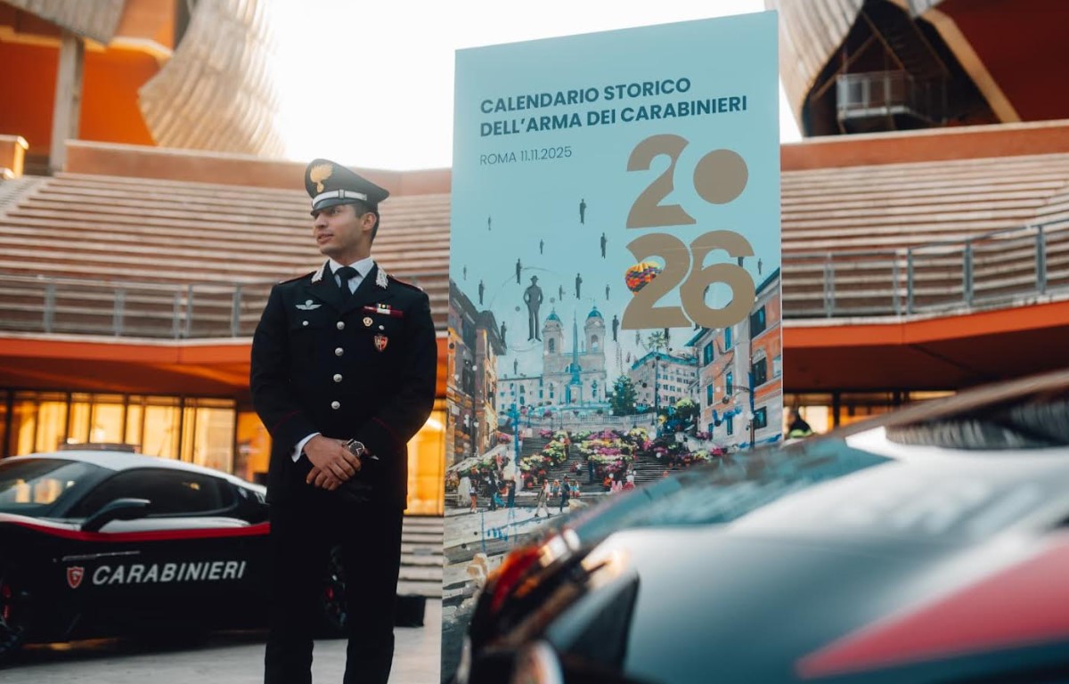 Roma, 11 novembre 2025. Presentazione calendario storico 2026 dell'Arma dei Carabinieri svoltasi all'Auditorium Parco della Musica