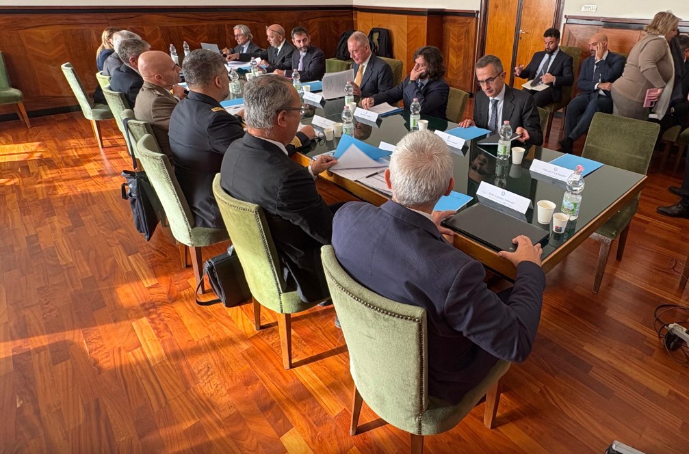Roma, 20 ottobre 2025. Riunione a Palazzo Piacentini del Comitato per lo sviluppo dell’industria aerospaziale
