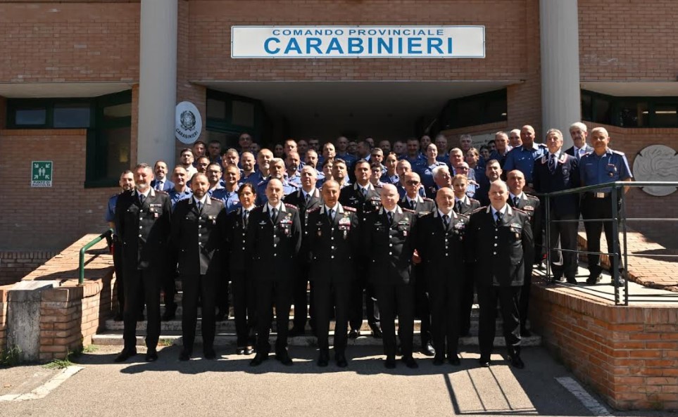 Siena, 3 luglio 2026. Comandante generale dell’Arma dei Carabinieri, generale Corpo Armata Salvatore Luongo, visita il comando provinciale di Siena