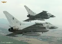 Scramble (decollo immediato) per due aerei Eurofighter AMI