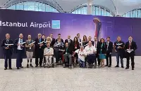 Visita nuovo hub di Turkish Airlines, l’Istanbul Airport, di una delegazione istituzionale guidata da Roberto Romeo, presidente nazionale di Anglat, e Mark De Laurentiis (Enac)