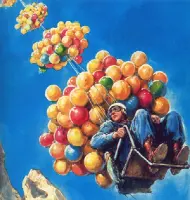 The Barone Blue has been the first Pallonauta (Cracker-pilot)in the history