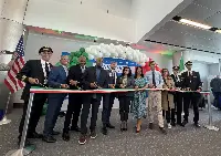 Aeroporto internazionale di Denver: festeggiamenti per il primo volo della nuova tratta Denver-Roma operata dal 1° maggio 2025 da United Airlines