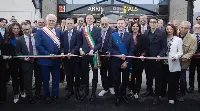 Pisa, 12 ottobre 2026. La cerimonia del taglio del nastro per l'inaugurazione del nuovo terminal arrivi dell’aeroporto pisano "Galileo Galilei"