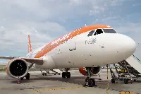 Aereo A-320neo di easyJet presentato a Napoli il 19 marzo 2019