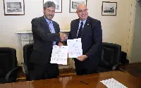 Protocollo d’intesa firmato dal dg Enac Alessio Quaranta (sinistra) e dal presidente Sis 118 Mario Balzanelli a Roma il 16 luglio 2019 per formazione personale operazioni Hems