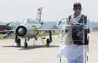 Indian Defence Minister Shri Rajnath Singh, speaking at the MiG-21 decommissioning ceremony, Chandigarh, India, on September 26, 2025