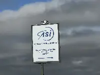 Cartello del Centro Geodesia Spaziale ASI Matera