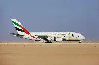 Airbus A-380/800 di Emirates in livrea speciale per l'88° anniversario dalla nascita dell'Arabia Saudita