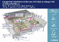 Visione dettagliata del nuovo hangar dell'Airbus A-321XLR ad Amburgo