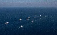 "Dynamic Manta 2024" dal 26 febbraio all'8 marzo nell'area del Mediterraneo centrale: unità navali in formazione impiegate all'esercitazione