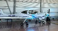 Roma, 10 maggio 2025. Open Day Urbe Aero: aereo esposto in hangar