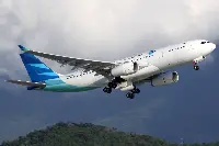 Un aereo Airbus A-330/200 di Garuda