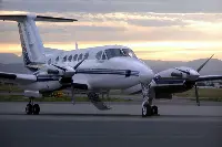 Beech 200 Super King Air in una foto d'archivio