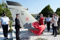 La deriva consegnata dall'Aeronautica alla città di Caserta il 30 luglio 2020