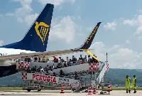 Aereo Ryanair all'aeroporto di Bari