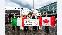 The first seasonal link 2025 from Montreal to Naples by Air Canada landed at the South Italian Airport, operated by B-787 Dreamliner aircraft