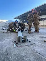 Aeroporto di Catania-Fontanarossa: lavori al Terminal C da parte dell'Aeronautica militare italiana