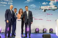 Airbus: inaugurazione del nuovo hangar ad Amburgo con Peter Tschentscher, André Walter, Anna Christmann e Gary O'Donnell
