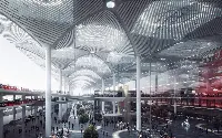 Render of the new terminal of Istanbul airport