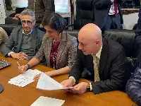 Valentina Lener, dg Assaeroporti, firma rinnovo sezione gestori aeroportuali Ccnl trasporto aereo
