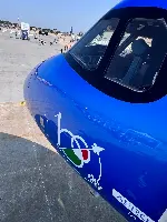 Aereo A-320neo di ITA Airways con la particolare livrea dedicata al centenario AMI in mostra alla cerimonia svoltasi a Pratica di Mare dal 16 al 18 giugno 2023