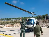 Libano: elicottero AB-212 e pattuglie per il controllo del territorio da parte dei Caschi Blu italiani nella parte meridionale del Paese