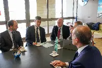 Dg Enac Alessio Quaranta all'aeroporto di Cagliari incontra i vertici Sogaer durante la visita effettuata in data 29 gennaio 2019
