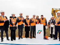 Enac, Venezia 11 dicembre 2023: cerimonia all’avvio dei lavori per il collegamento ferroviario con l’aeroporto di Venezia; presenti Di Palma (Enac), Salvini (Mit), Zaia (Regione), Brugnaro (sindaco), Marchi (Save) e Ferraris (ad Fs)