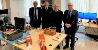Bruno Franchi (presidente Ansv); generale Brigata Aerea Antonio Maurizio Agrusti; generale Squadra Aerea Luca Goretti, sottocapo SMA; Corrado Salvi (dg Ansv)