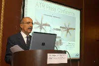 ad di Alenia Aermacchi, durante una conferenza-stampa
