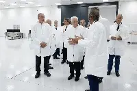 Roma, 07/10/2025 (II mandato) Il presidente della Repubblica Sergio Mattarella visita i laboratori della Space Smart Factory di Thales Alenia Space Italia