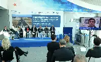 14 febbraio 2024. Aeroporto di Brindisi: relatori all'evento riguardante gli interventi di riqualifica infrastruttura di volo RWY 13/31 e relativi impianti