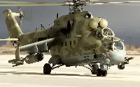 Mil Mi-24 Hind F attack helicopter