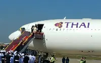 Thai Airways: aereo A-330/300 volo TG8890 decollato sabato 23 novembre 2019 dall’aeroporto di Bangkok-"Don Mueang" per atterrare allo scalo di Tokyo-Haneda con a bordo Papa Francesco