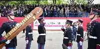 Modena, 23 maggio 2025: cerimonia di passaggio della “Stecca accademica” tra gli allievi del 205esimo corso “Fierezza” dell'Accademia militare e del 206esimo corso “Dignità”