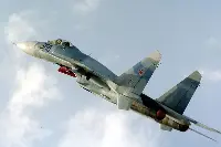Sukhoi SU-27 dell'aeronautica russa in una foto di repertorio