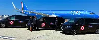 Roma, 8 luglio 2025. Airport Handling investe nel servizio vip a Fiumicino con nuove vetture Mercedes Benz Rossi, anche elettriche,