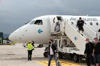 Aereo Embraer 195 operato da Air Dolomiti per conto del Gruppo Lufthansa, con 112 passeggeri a bordo, proveniente da Francoforte, atterrato il 15 giugno 2020 a Bologna dopo lockdown causa Covid-19