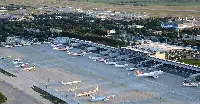 Boryspil International Airport, the greatest and busiest of Ukraine, in an index photo before the conflict with Russia