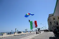 Bari, 2 maggio 2025. 164esimo anniversario della costituzione dell'Esercito italiano, vessillo del tricolore