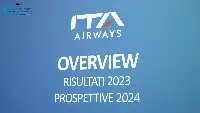 Roma, 27 marzo 2024. ITA Airways: presentazione risultati finanziari anno 2023 e prospettive 2024
